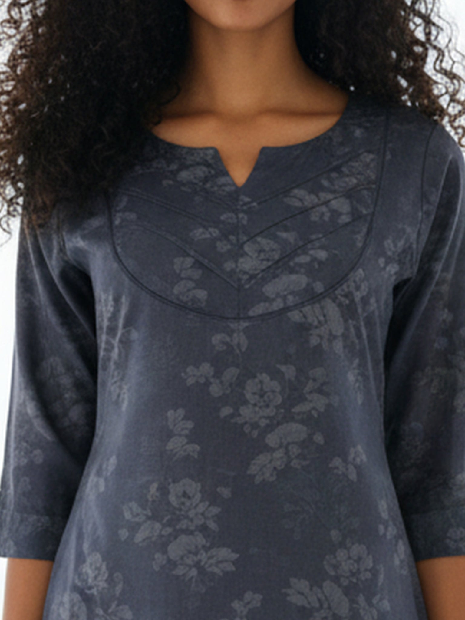 Cotton Cambric Printed Straight Kurta
