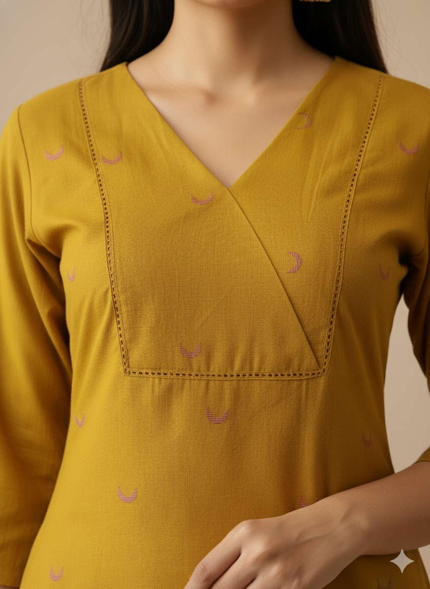 Handloom Cotton Straight Kurta