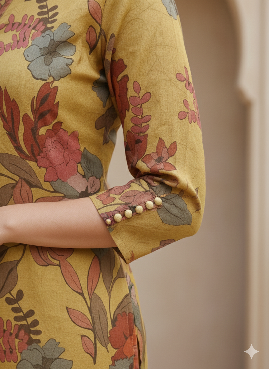 Organdy Cotton Straight Kurta