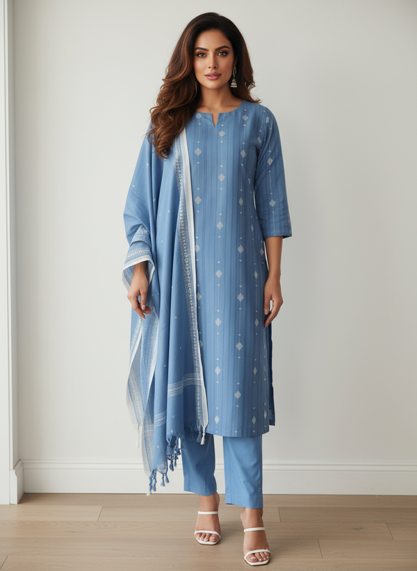 Hand Loom Cotton Kurta