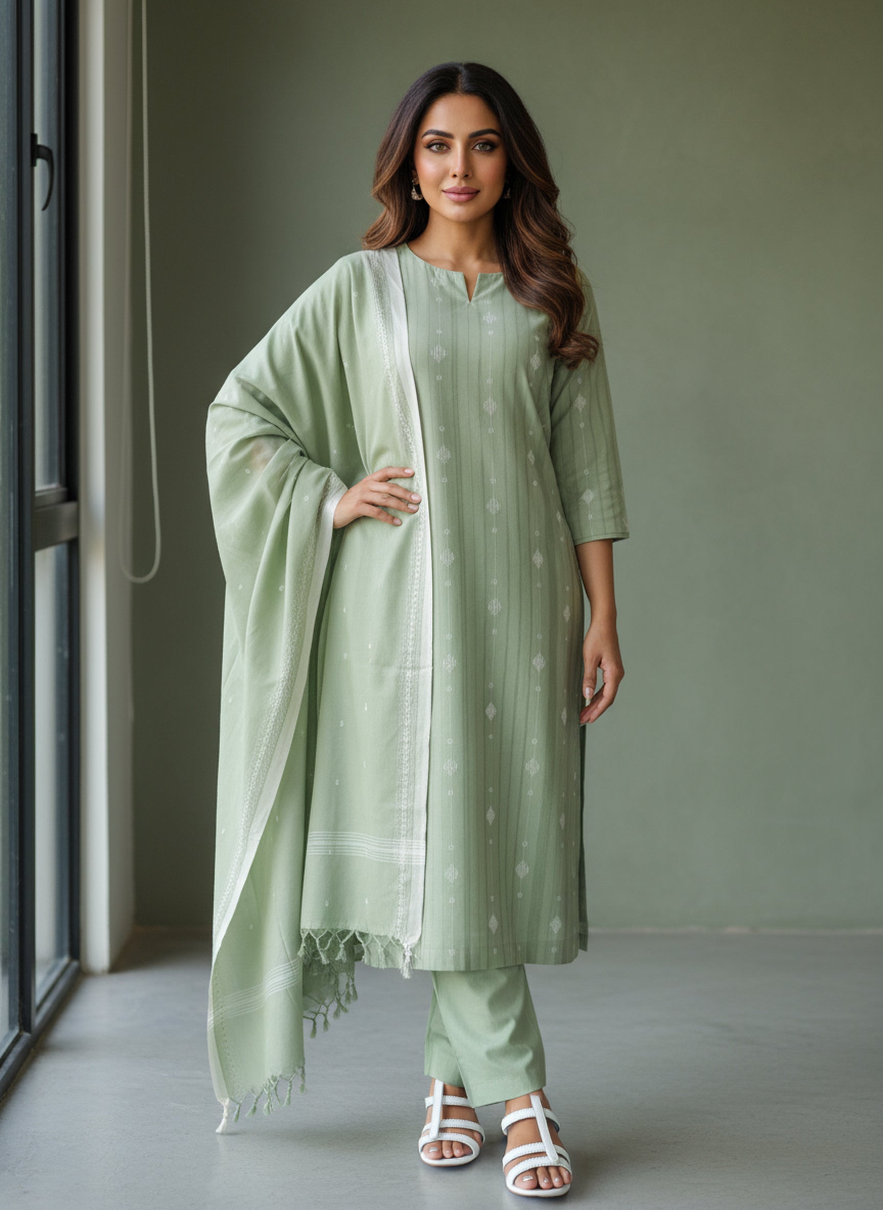 Hand Loom Cotton Kurta