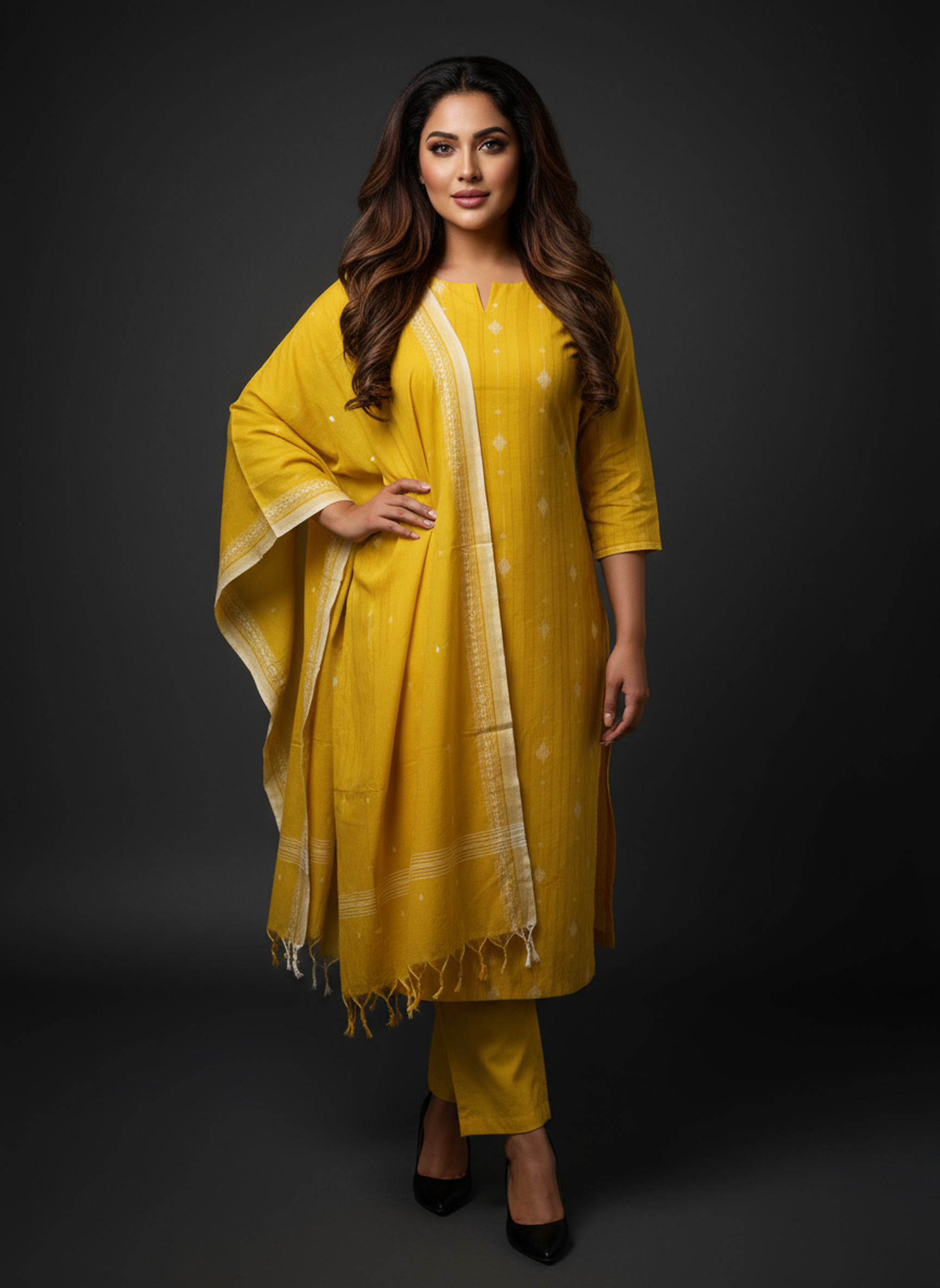 Hand Loom Cotton Kurta