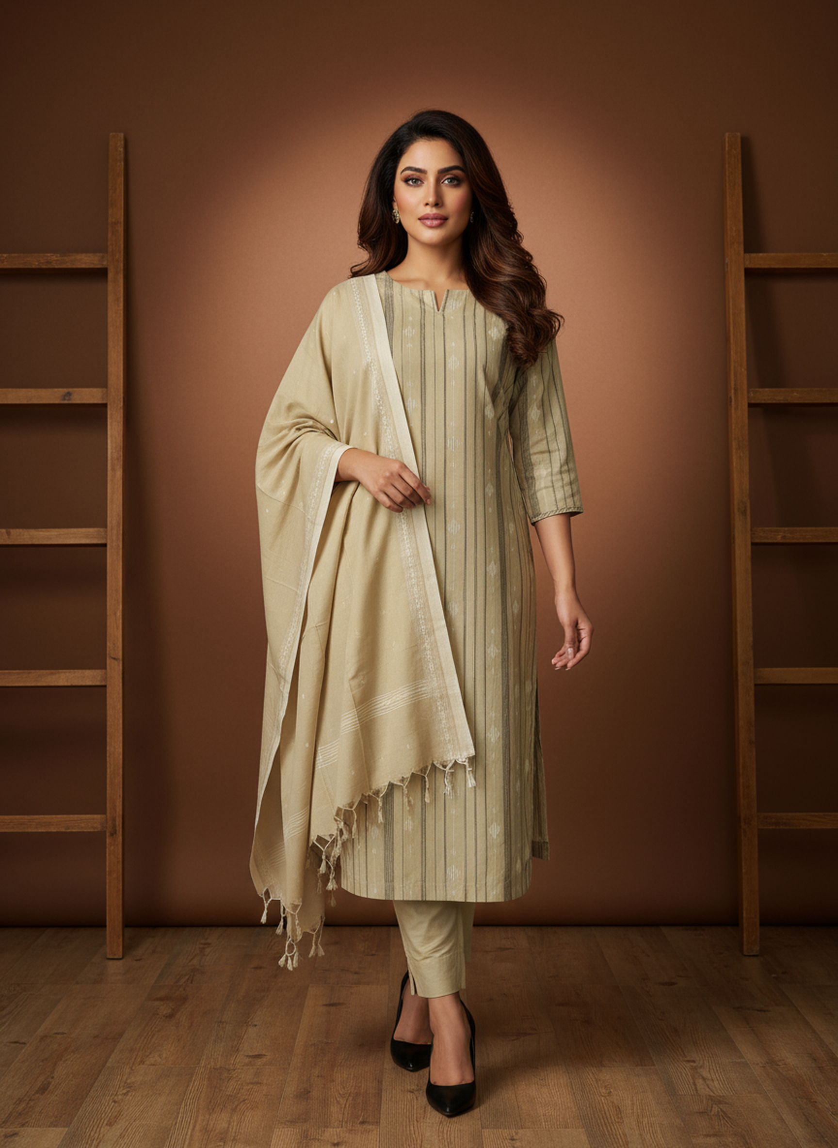 Hand Loom Cotton Kurta